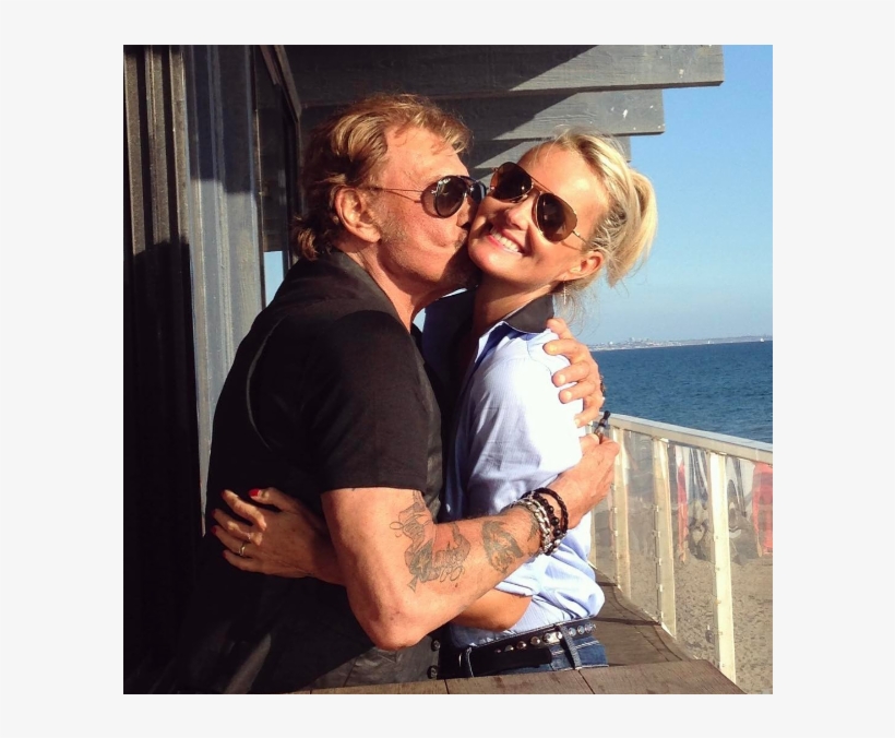 Johnny Et Laeticia Hallyday - Johnny Amoureux De Laetitia, transparent png download