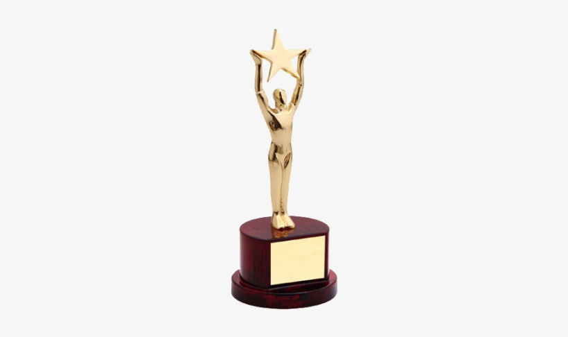 Trophy Star Metal - Badminton Awards In India, transparent png download