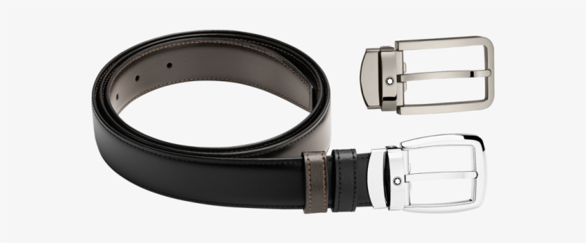 Montblanc Leather Belts Set - Montblanc Reversible Belt Gift Set, transparent png download