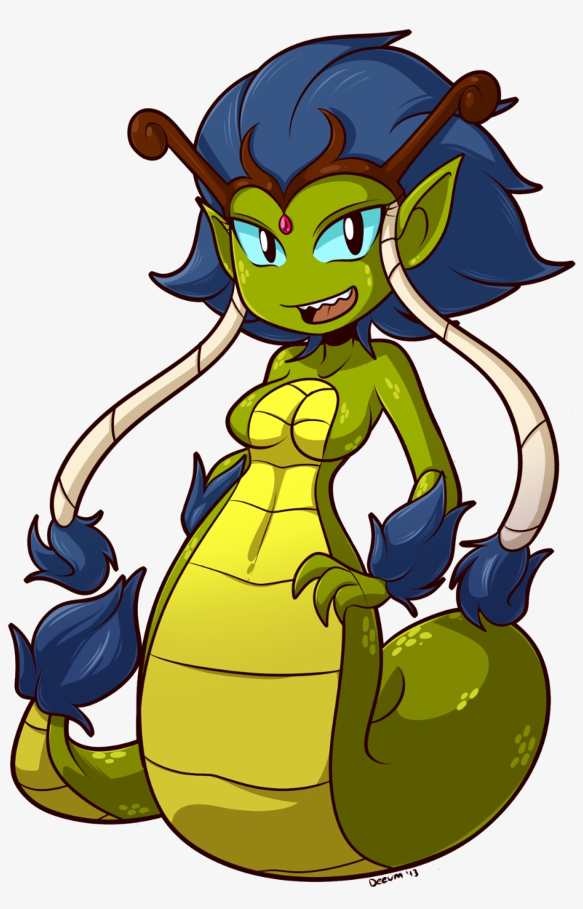 Naga Shantae By Deeum-d6p5ixd - Mermaid Shantae Fanart, transparent png download