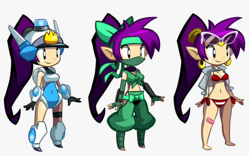Cf8ymbh - Shantae Half Genie Hero Skins, transparent png download