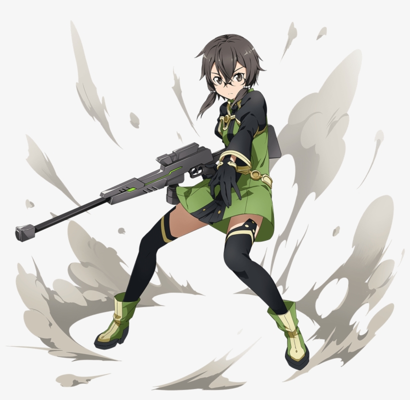 2 Replies 6 Retweets 11 Likes - Sword Art Online Ordinal Scale Sinon, transparent png download