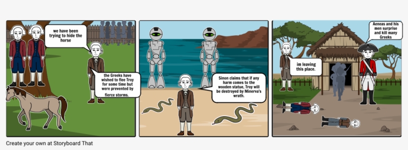 The Aeneid - Cartoon, transparent png download