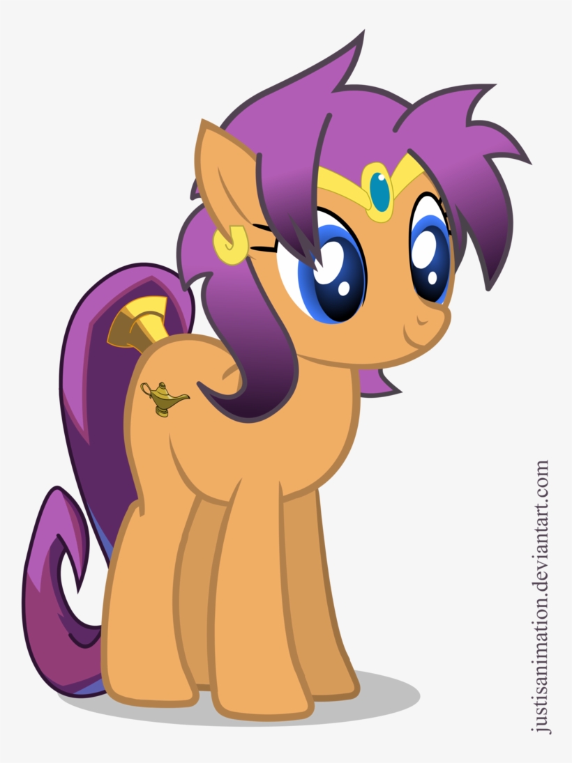 Justisanimation, Genie, Ponified, Safe, Shantae, Simple - Shantae My Little Pony, transparent png download