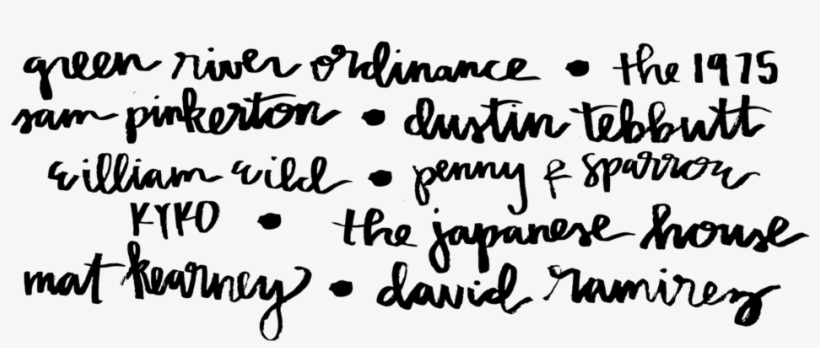 Boombox 2 Artists-01 - Handwriting, transparent png download