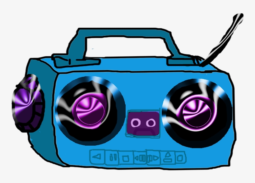 My Boombox By Sexybenplz On Clipart Library - Free Content, transparent png download