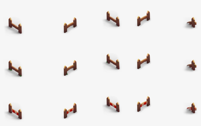 Brownfence - Tiles Fence Isometric, transparent png download