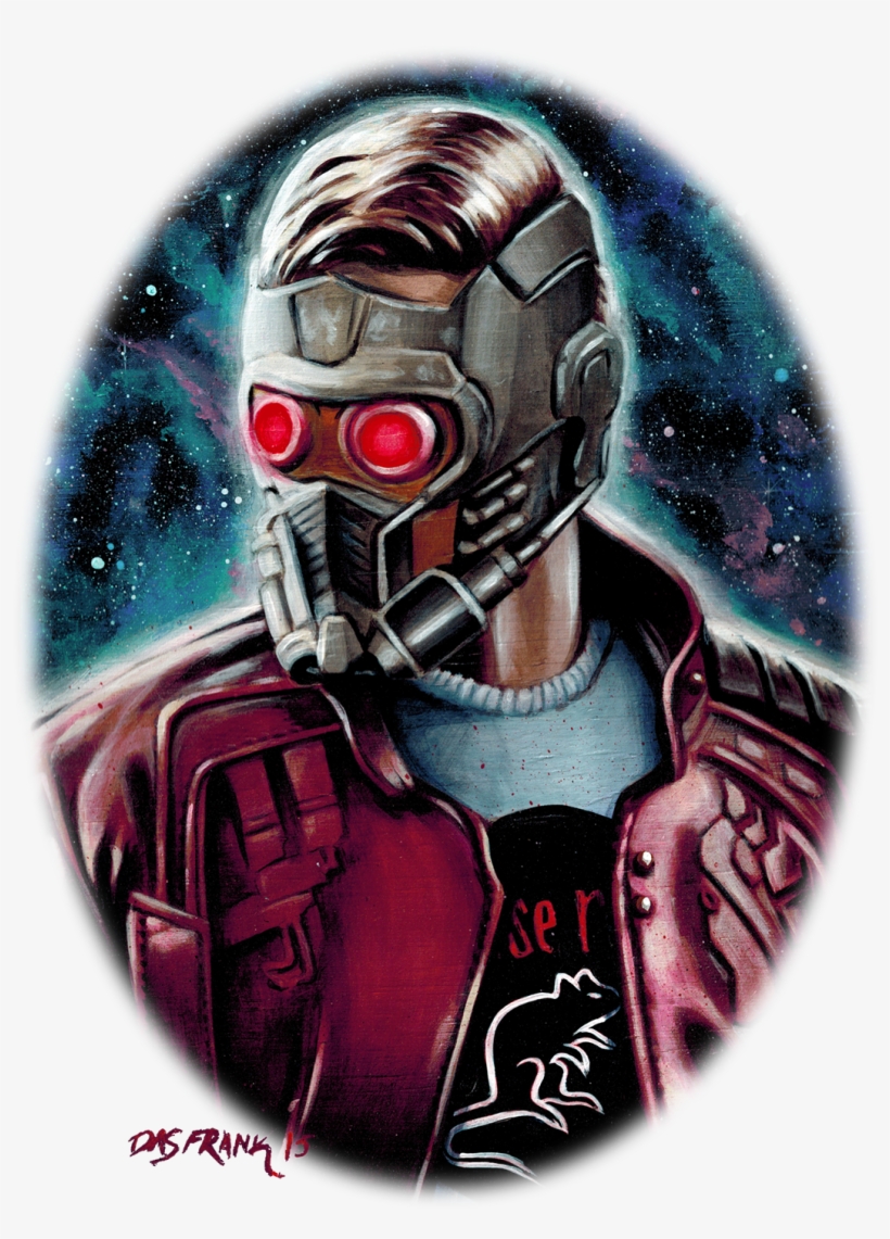 Image Of Burt Macklin, Starlord T-shirt - Art, transparent png download