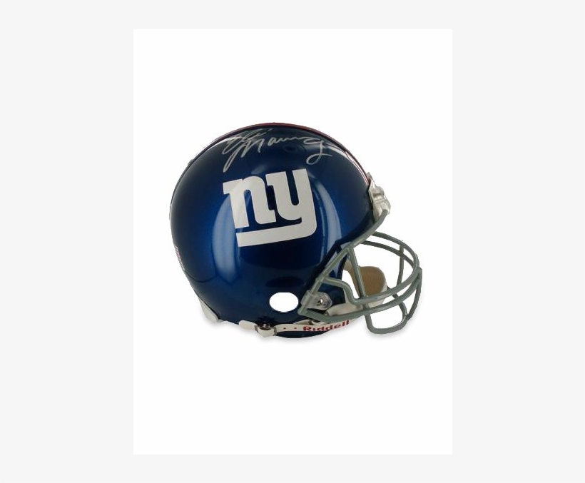 Eli Manning Signed Football Helmet - Eli Manning Signed Giants Full Size Authentic Helmet, transparent png download