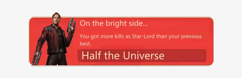 On The Bright Side You Got More Kills As Star-lord - Avengers: Infinity War, transparent png download