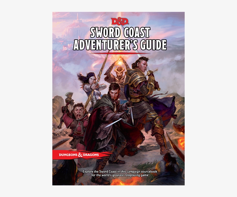 Dungeons & Dragons 5th Edition Sword Coast Adventurer's - D&d Sword Coast Adventure Guide, transparent png download