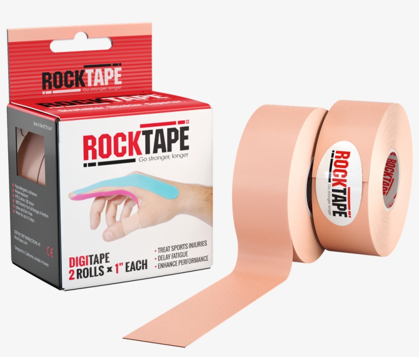 1" Beige Digit Tape - Rocktape 1" Active Recovery Kinesiology Finger Tape, transparent png download
