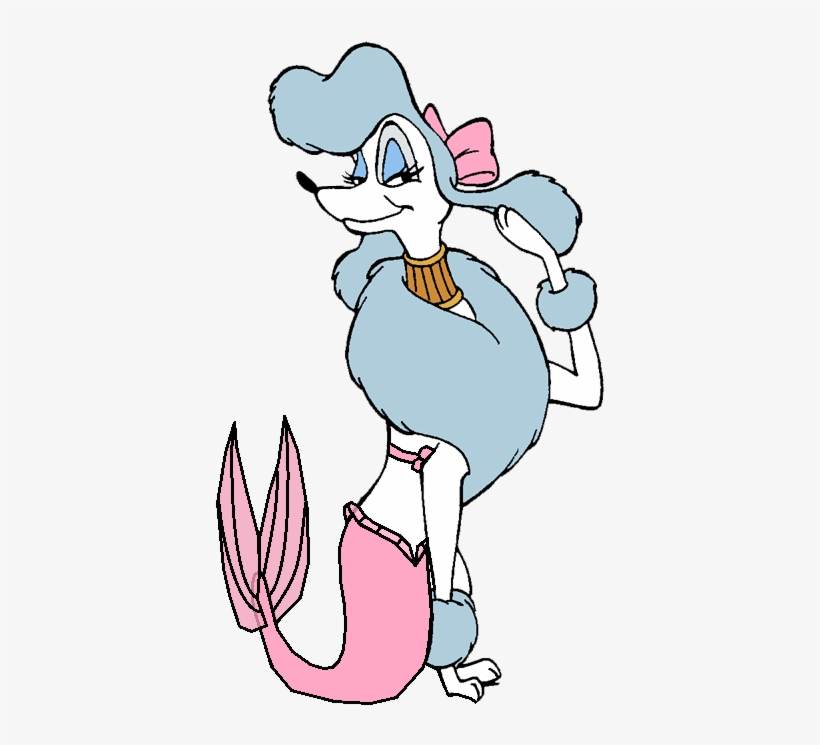 Georgette Mer-poodle - Poodle Mermaid, transparent png download