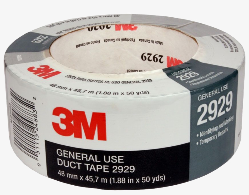 2" Duct Tape - Gray, transparent png download