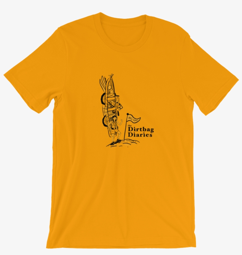 Humanmuleyellow Mockup Wrinkle-front Gold, transparent png download