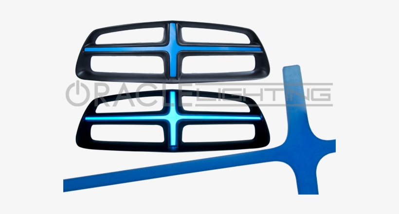 2011-2014 Dodge Charger Oracle Illuminated Grill Crosshairs - Durango Grill Light Bar, transparent png download