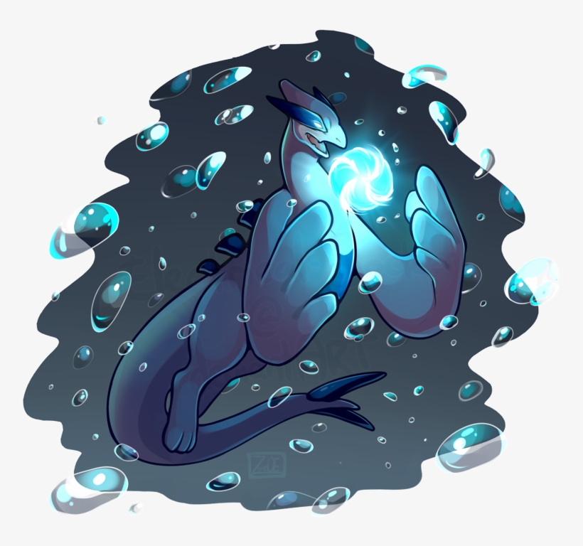 Commission - Lugia - Lugia Aqua, transparent png download