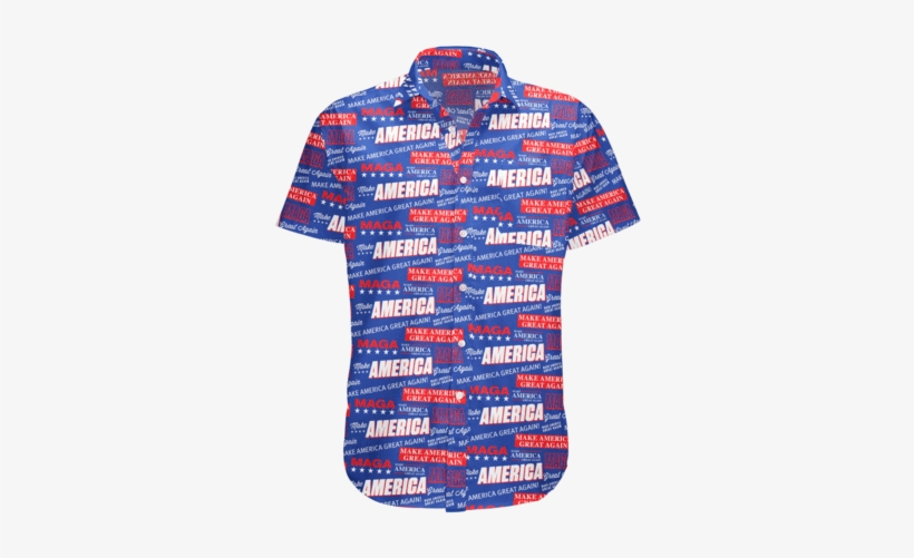 Maga Button Down - Dress Shirt, transparent png download