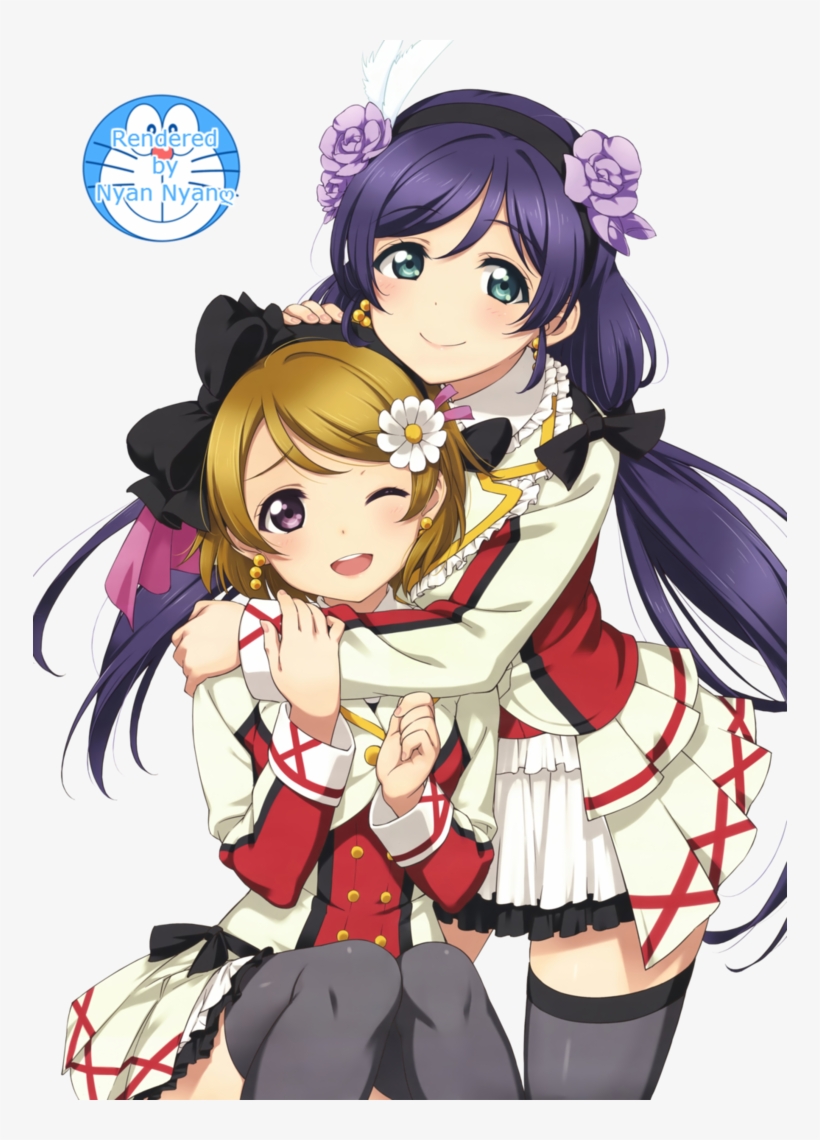 Nozomi Tojo And Hanayo Koizumi Render By Nyannyan30 - Nozomi Hanayo, transparent png download
