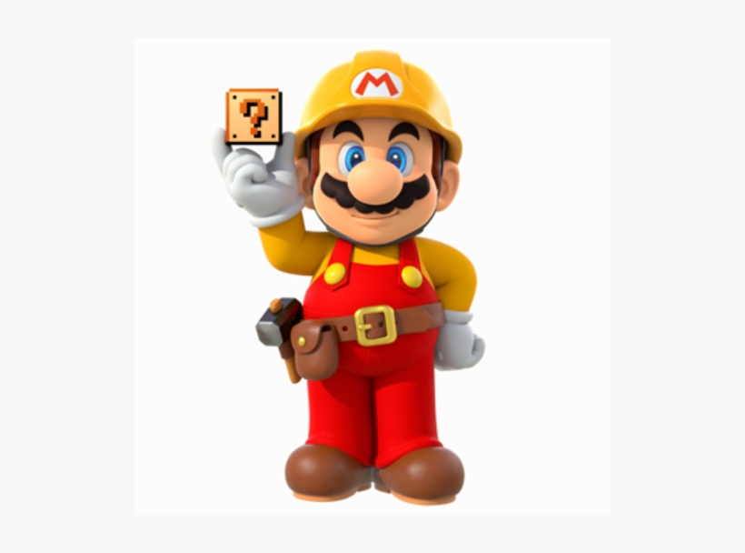 1 Main Pic Super Mario Maker - Mario Maker Logo Transparent, transparent png download