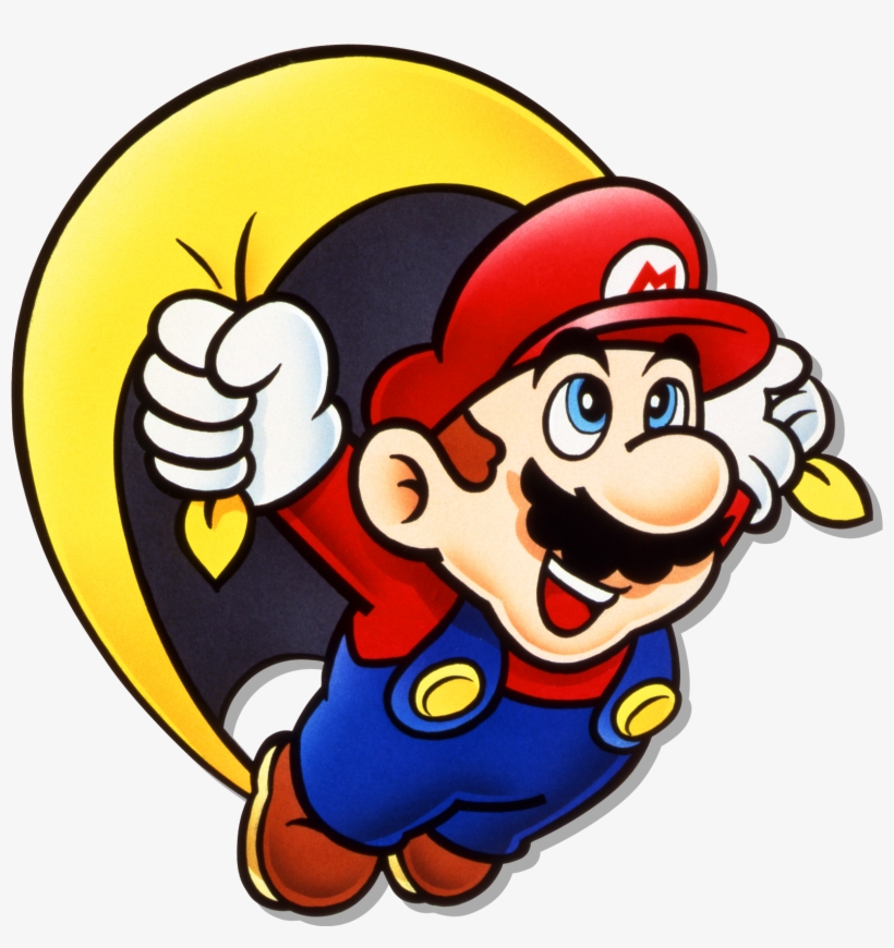 Cape Mario - Super Mario World Png, transparent png download