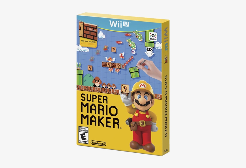 Super Mario Maker Box Art - Super Mario Maker, transparent png download
