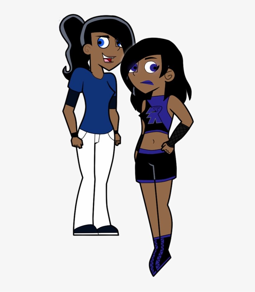 Side By Side Ravens - Danny Phantom Oc Misty Midnight, transparent png download
