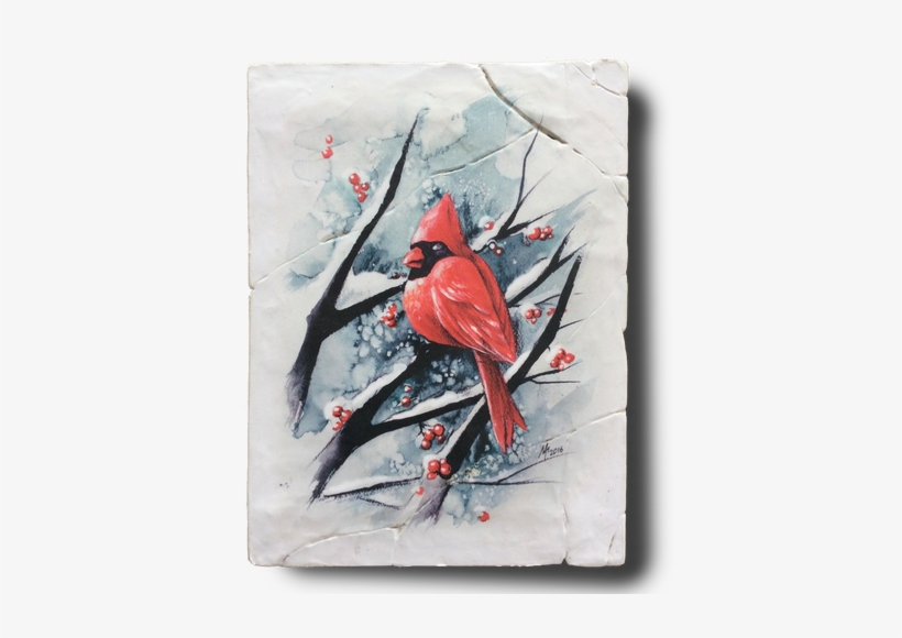 Winter Cardinal Watercolor - Cardinal, transparent png download