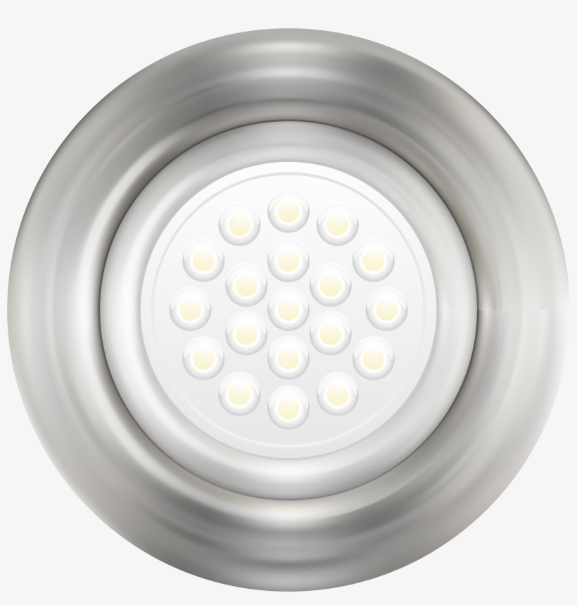 Led Round Dome Ligh Png Clip Art - Led Light Png, transparent png download