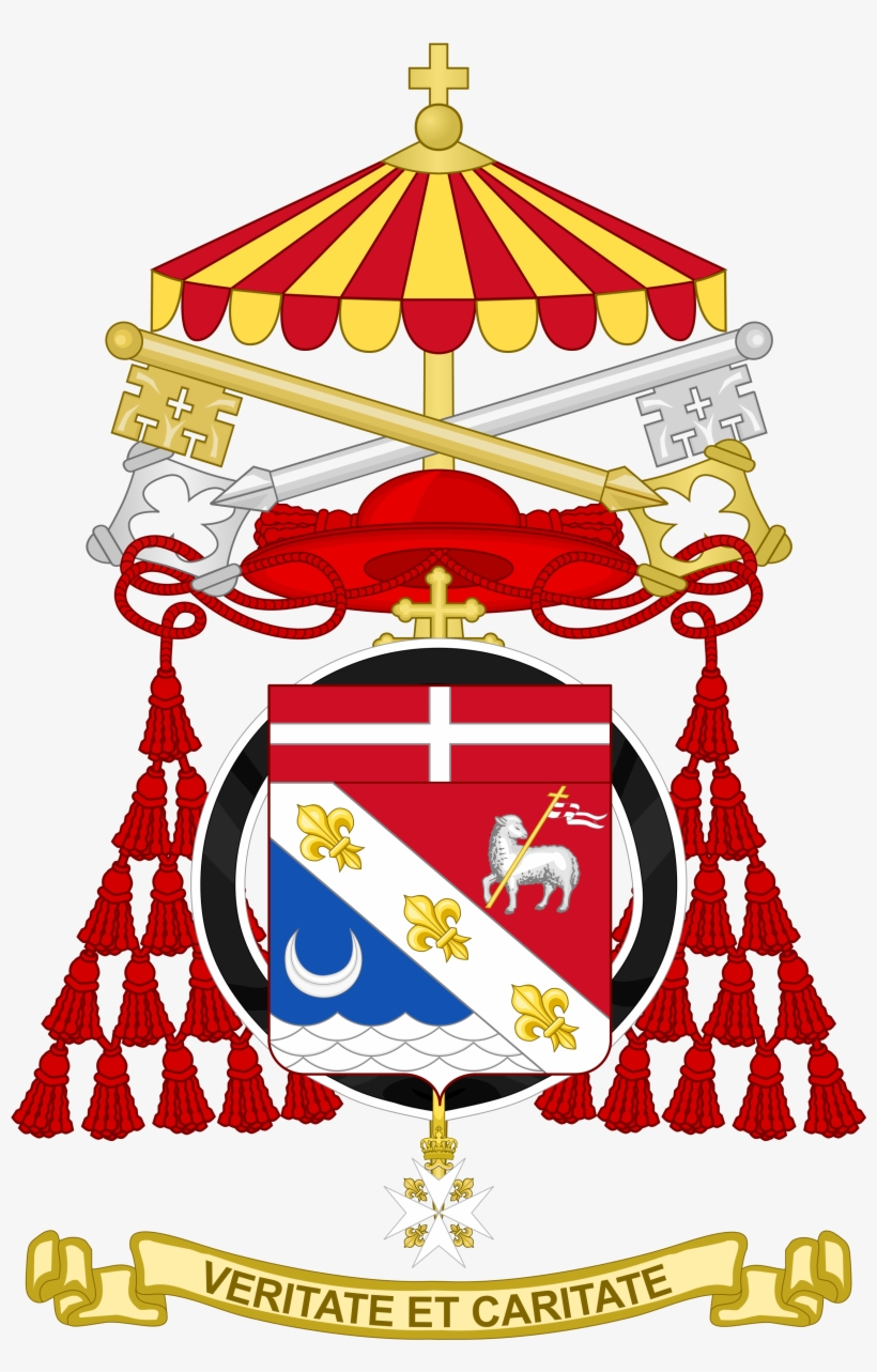 Coat Of Arms Of Jean-louis Pierre Cardinal Tauran - Cardinal Coat Of Arms, transparent png download