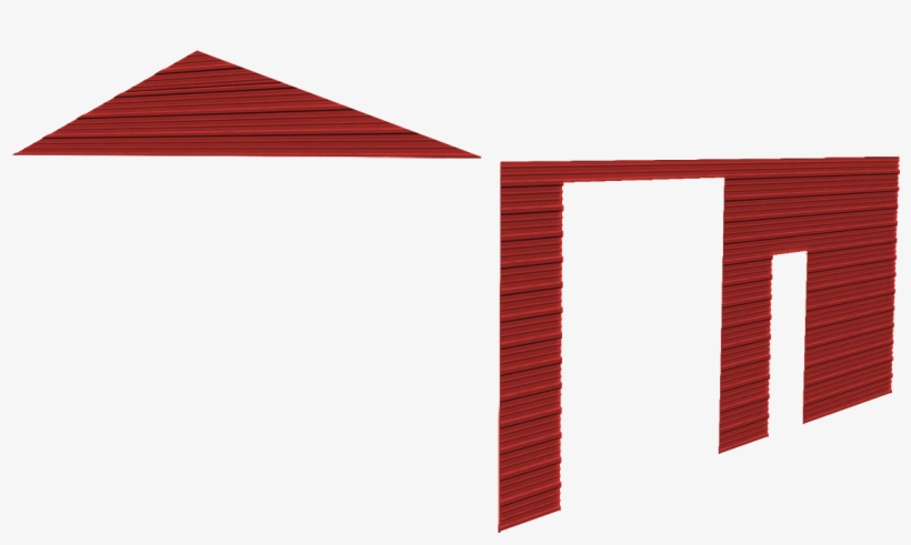 Carport Wall Cardinal Red - Illustration, transparent png download