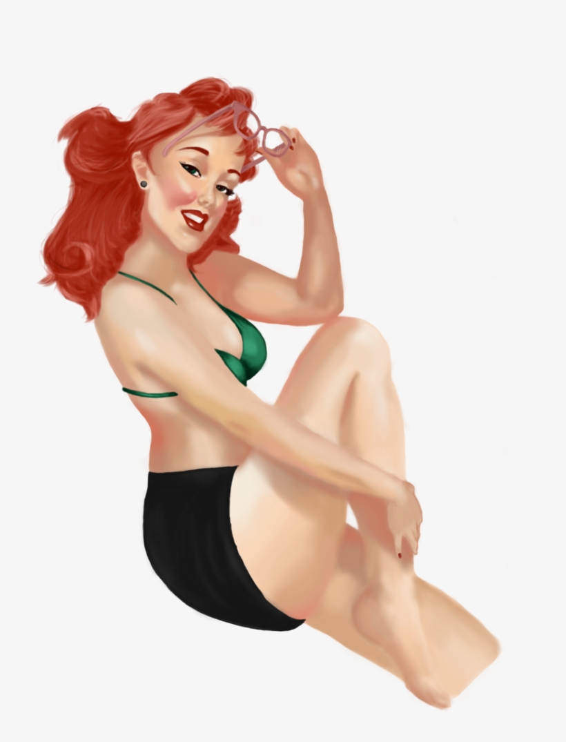 Pin Up Girl Wip By Caitieatetapee On Deviantart Png - Transparent Png Pin Up Girl, transparent png download