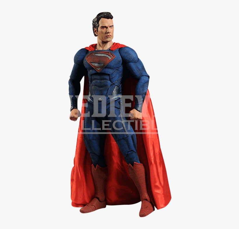 Man Of Steel Large Superman Action Figure - Justice League, transparent png download