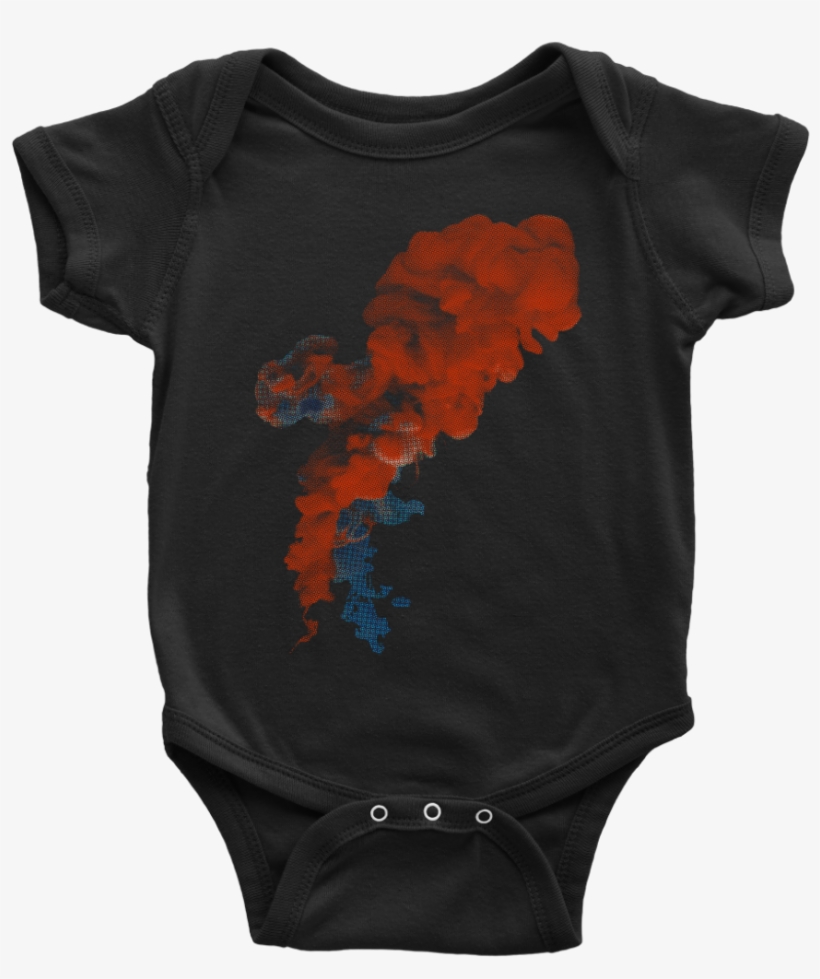 Red Smoke - Infant Bodysuit, transparent png download