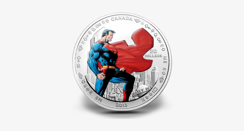 1 Oz $20 Fine Silver Coin - 2013 Superman Silver Coin, transparent png download