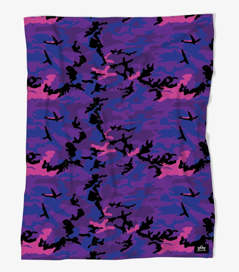 Purple Drank Camouflage - New Era 6 Cap Carrier Pouch Hard Case - Camouflage, transparent png download