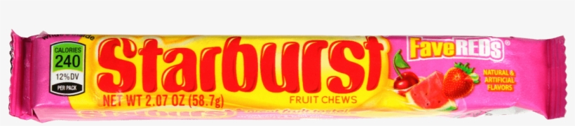 Starburst Favereds Fruit Chews - Starburst Favereds 2.07 Oz, transparent png download