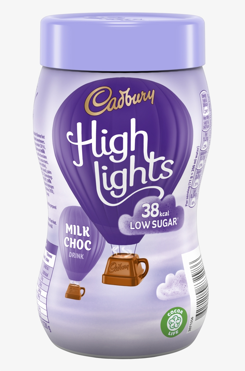 Cadbury Highlights Milk Chocolate - Cadbury's Dark Hot Chocolate, transparent png download