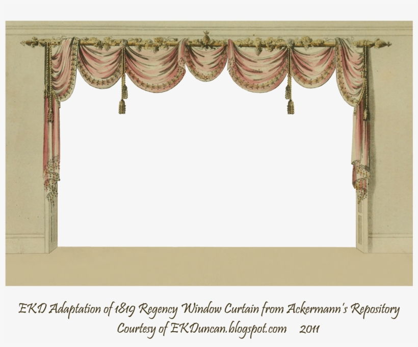 Png Free Library Curtain Clipart Curtain Frame - Green Curtain Background Png, transparent png download