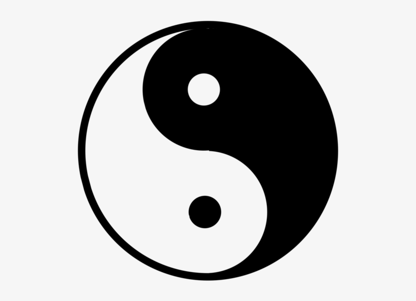 Yin And Yang Drawing Symbol Istock Black And White - Yin And Yang Clipart, transparent png download