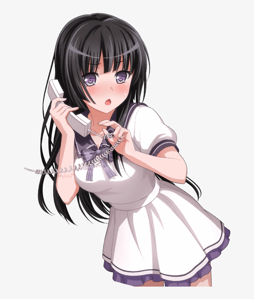 Phone-shy Transparent - Roselia Bang Dream Render, transparent png download