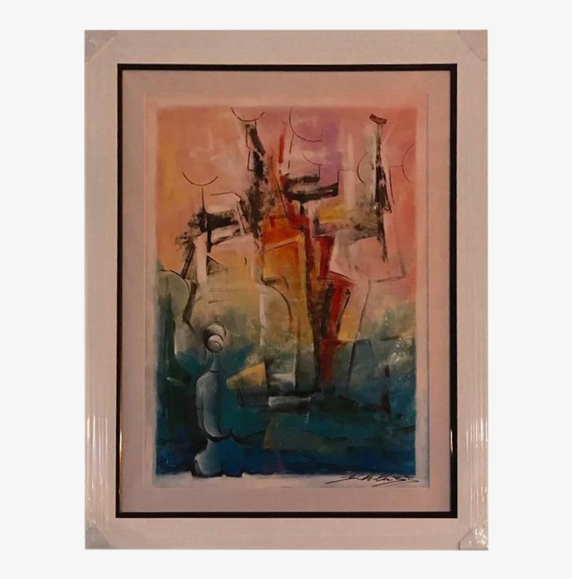 David Schluss Signed Original "abstract Reflections" - Art Deco, transparent png download