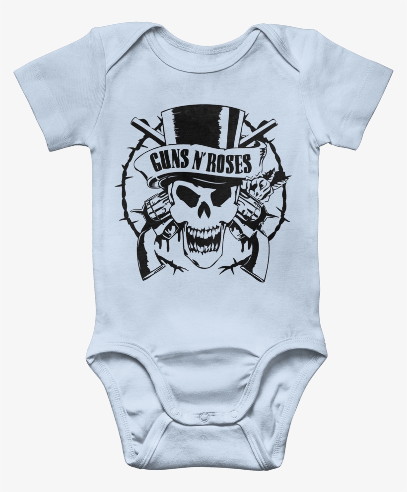 Guns N Roses 3 ﻿classic Baby Onesie Bodysuit - Guns N Roses Svg, transparent png download