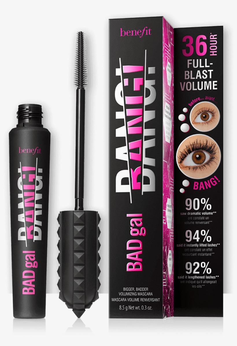 Badgal Bang Smudge Proof, Water Resistant, Volumising - Bad Gal Bang Mascara Boots, transparent png download