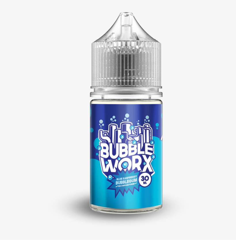Bubbleworx - Blue Raspberry - Electronic Cigarette Aerosol And Liquid, transparent png download