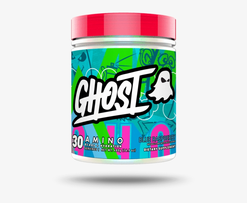 Ghost Amino Blue Raspberry, transparent png download
