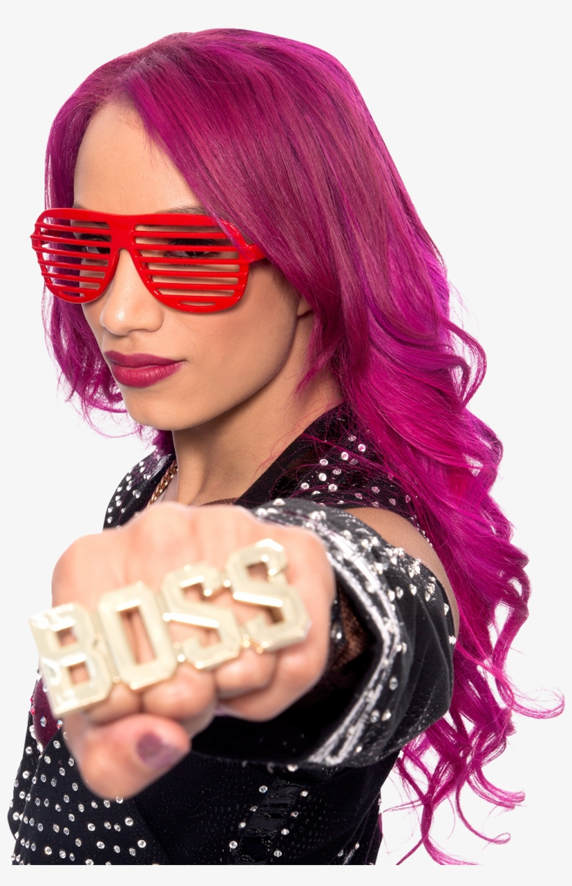 Qsghyfl - Sasha Banks With Glasses, transparent png download