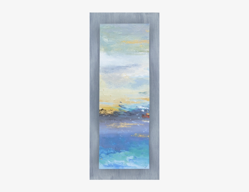 Sea I - Wavy - Art Print: Pinto's Sea Mystery Panel I, 36x12in., transparent png download