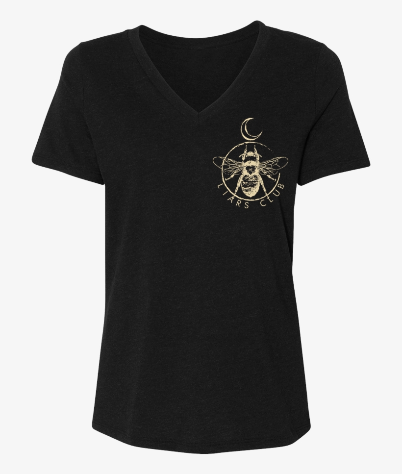 Liars Club "queen Bee" V-neck Tee - Shirt, transparent png download