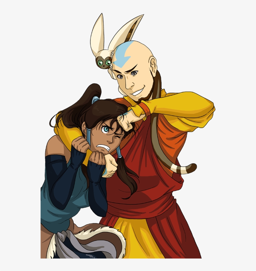 With Aang We Had Time To Learn About Every Character, - Korra And Aang, transparent png download